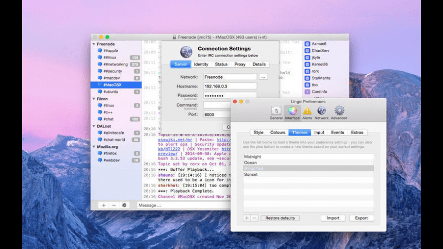 Lingo for Mac - review, screenshots