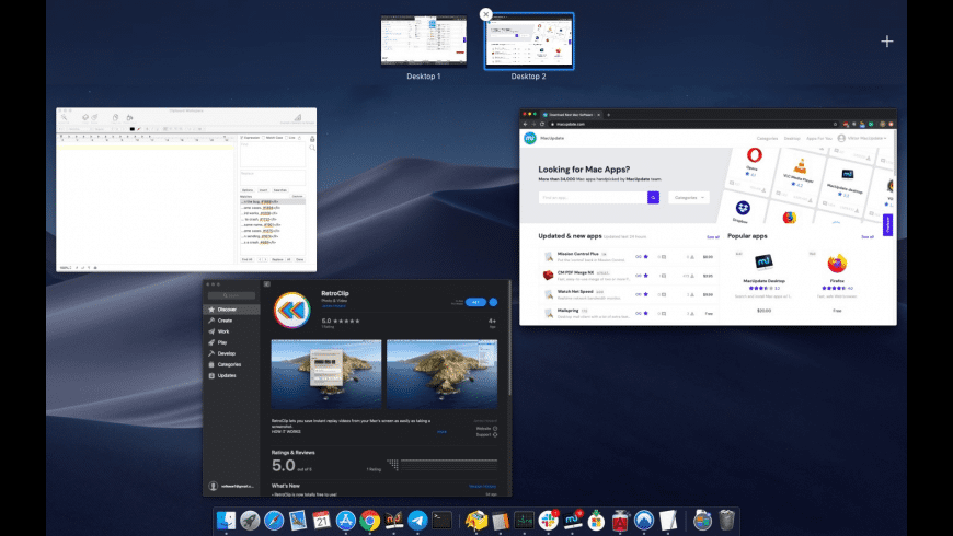 Mission Control Plus for Mac - review, screenshots