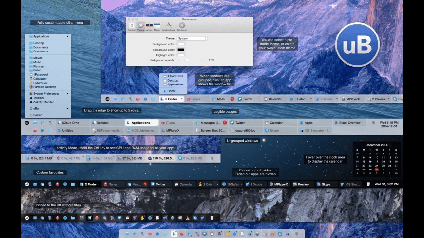 UBar for Mac - Free download and software reviews - CNET ... UBar for Mac - Free download and software reviews - CNET ...