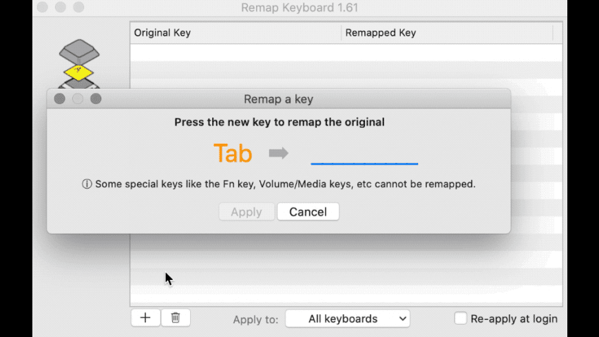 remap keyboard excel spread sheet