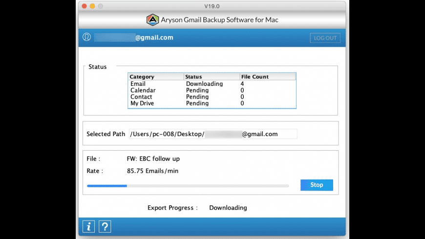 Aryson Gmail Backup Tool For Mac Download Free And Review Latest
