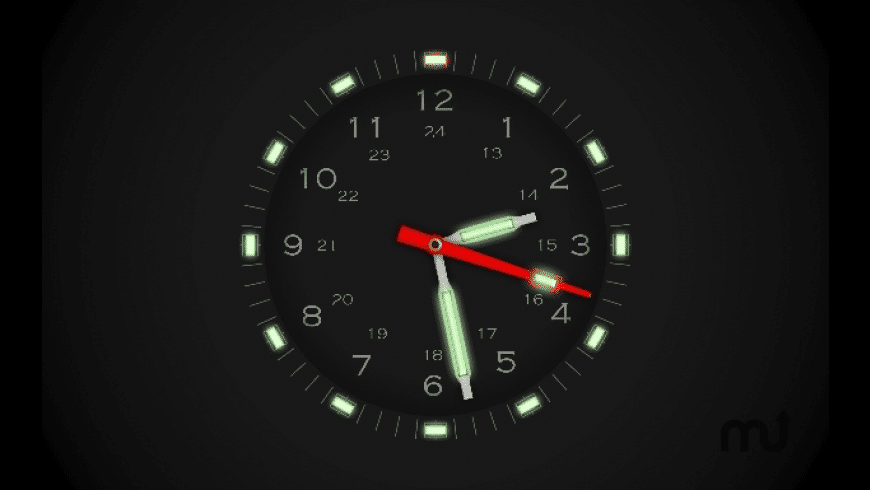 Screensaver clock Screensaver clock