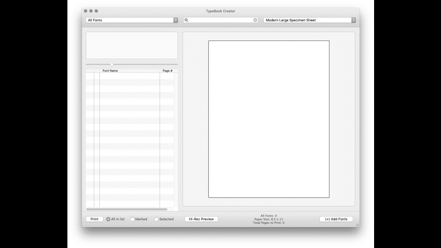 TypeBook Creator for Mac - review, screenshots