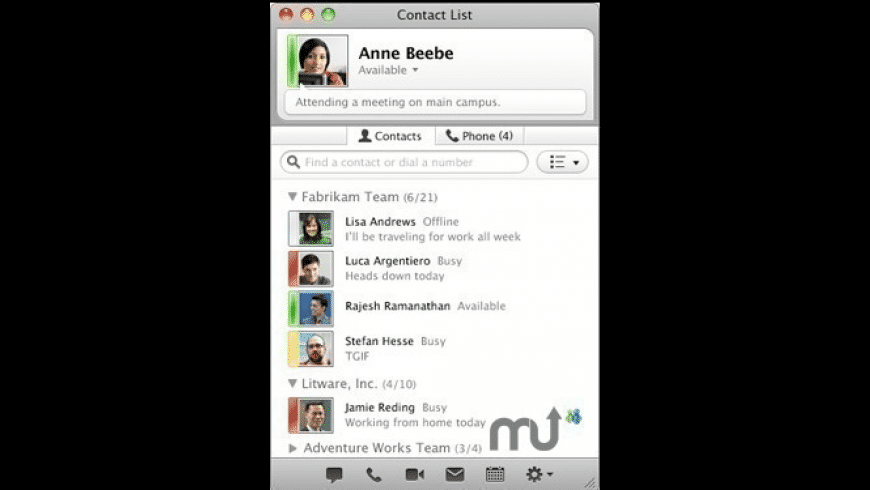 Microsoft Lync for Mac - review, screenshots