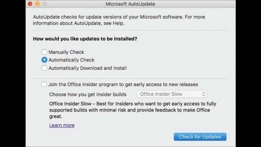 Microsoft Autoupdate For Mac Download Free Latest Version Macos