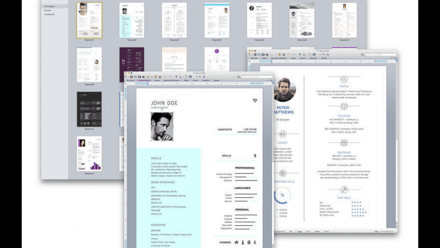 Resume Amp Cv Expert For Mac Free Download Review Latest
