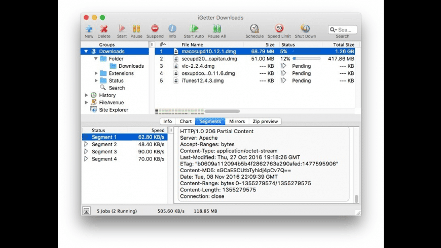 iGetter for Mac - review, screenshots