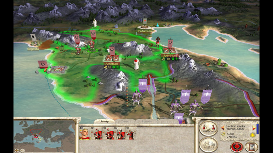 Rome Total War Gold Edition for Mac - review, screenshots