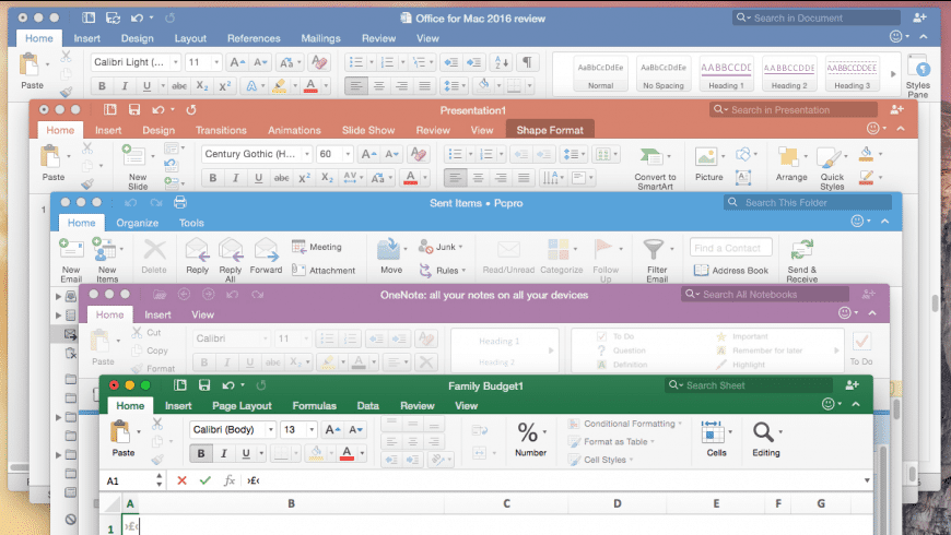 Microsoft office for mac 2016