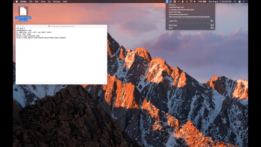 Quick Text Copy for Mac - review, screenshots