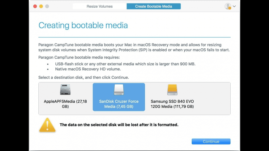 cant resize mac disk image