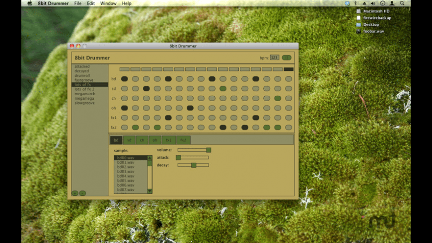 8Bit Drummer for Mac - review, screenshots