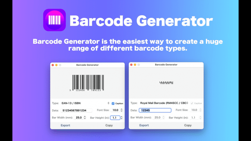 Download Barcode Generator / Creator for Mac | MacUpdate