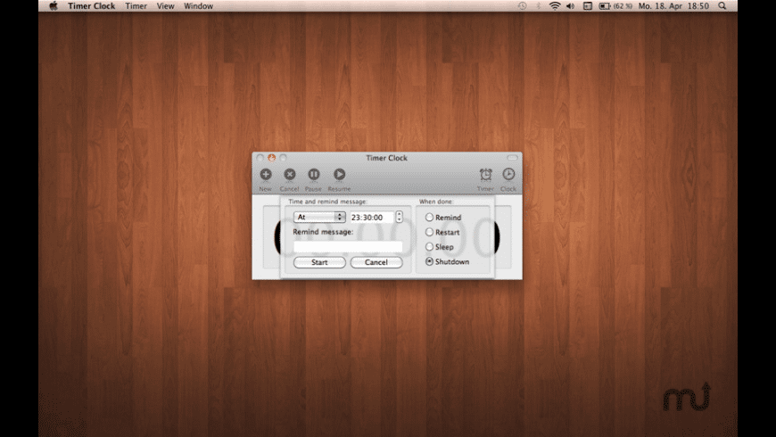 Timer Clock for Mac - review, screenshots