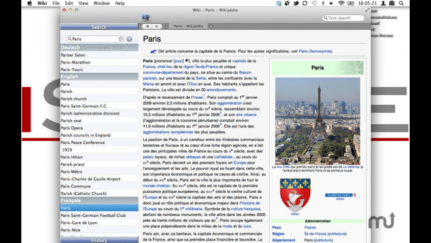 Wiki Reader for Mac - review, screenshots