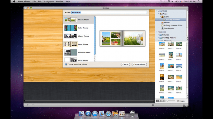 Photo Album  for Mac - review, screenshots