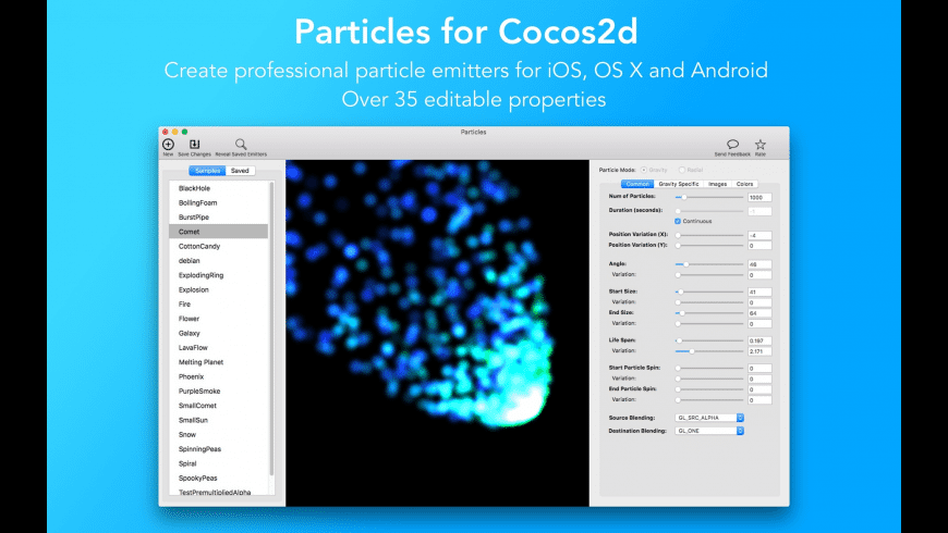 Particles for Mac - review, screenshots