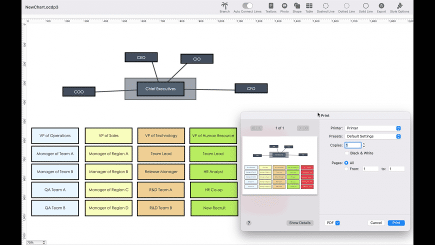 Omnigraffle Org Chart Template