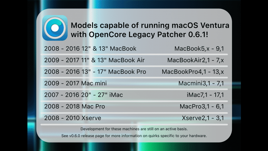 Opencore Legacy Download OpenCore Legacy Patcher for Mac | MacUpdate