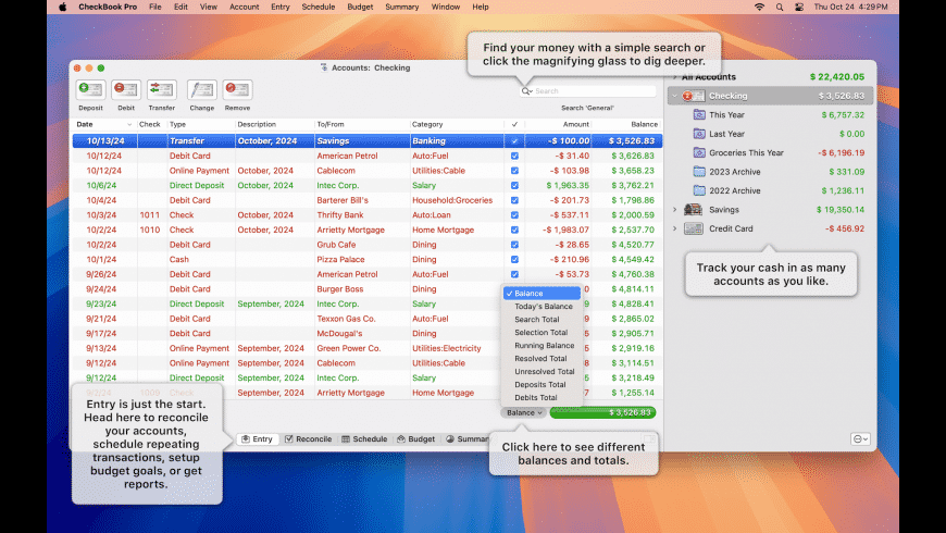 Quick Checkbook Pro Download CheckBook Pro for Mac | MacUpdate