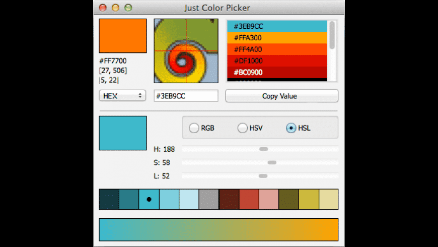 Mac Color Picker Built In Download Just Color Picker for Mac | MacUpdate