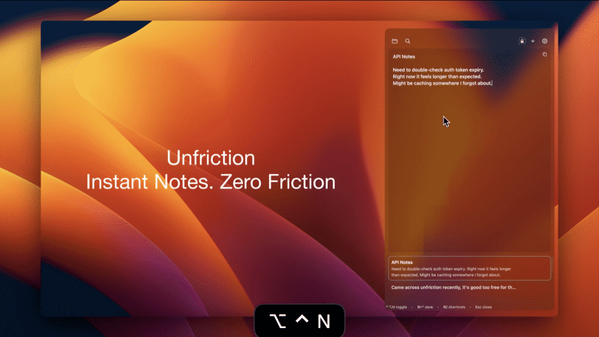 Unfriction for Mac - review, screenshots