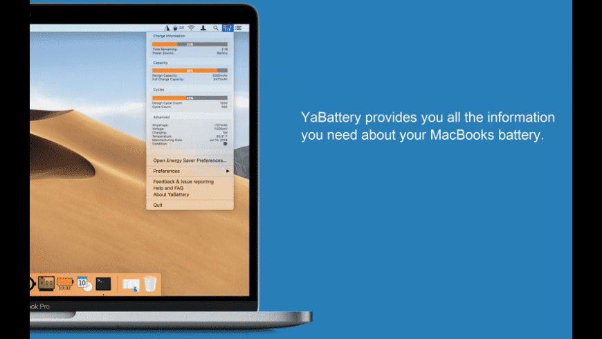 YaBattery for Mac - review, screenshots