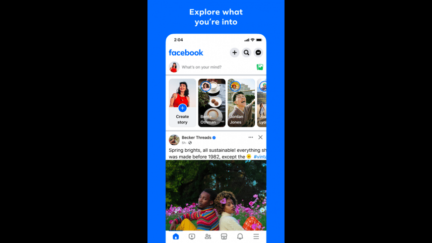 Facebook iOS for iPhone - review, screenshots