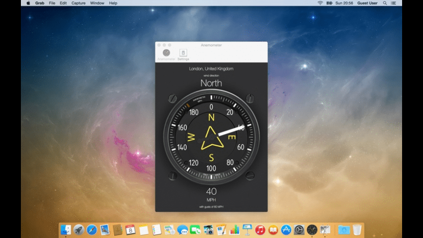 Anemometer for Mac - review, screenshots