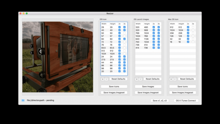 Resizor for Mac - review, screenshots