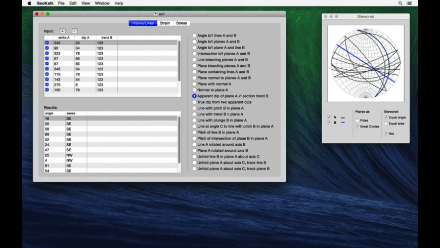 GeoKalk for Mac - review, screenshots