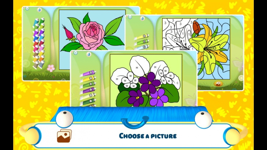 Color by Numbers - Flowers for Mac - review, screenshots