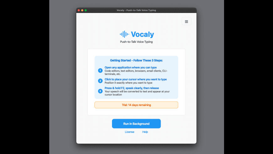 Vocaly for Mac - review, screenshots