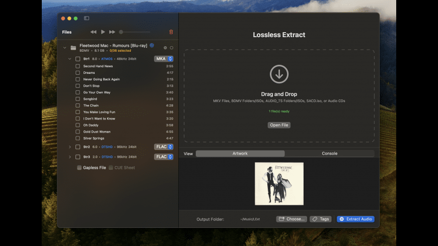 Lossless Extract for Mac - review, screenshots