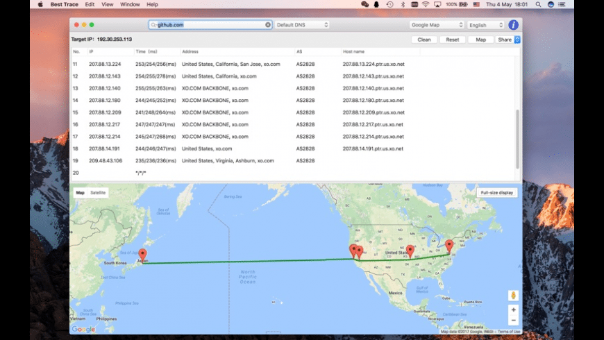 Best Trace for Mac - review, screenshots