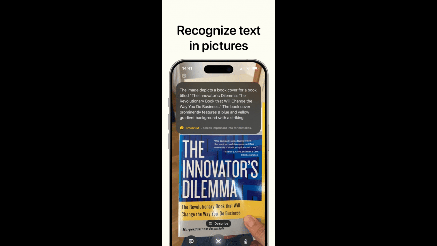 HuggingSnap iOS for iPhone - review, screenshots