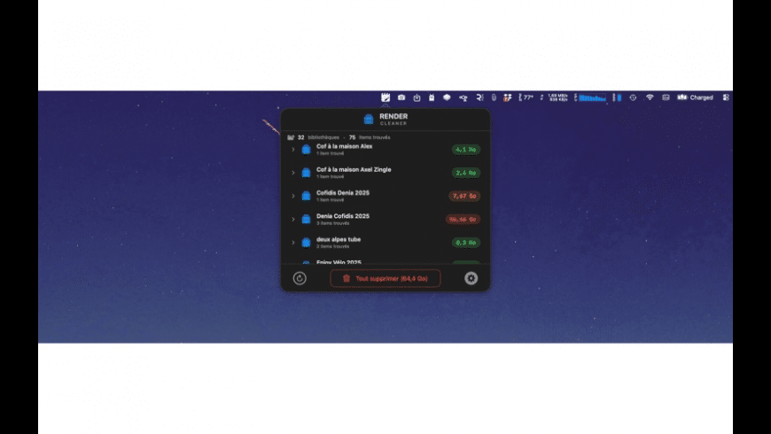 Render Cleaner for Mac - review, screenshots