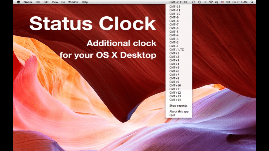 Status Clock for Mac - review, screenshots