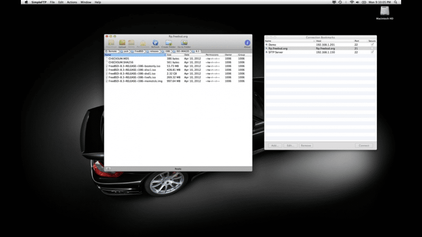 SimpleFTP for Mac - review, screenshots