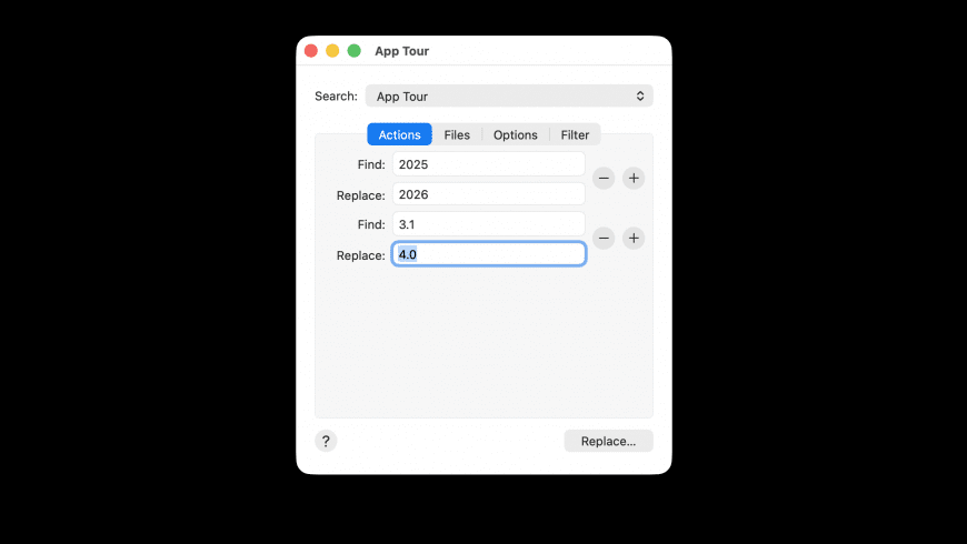 MassReplaceIt for Mac - review, screenshots