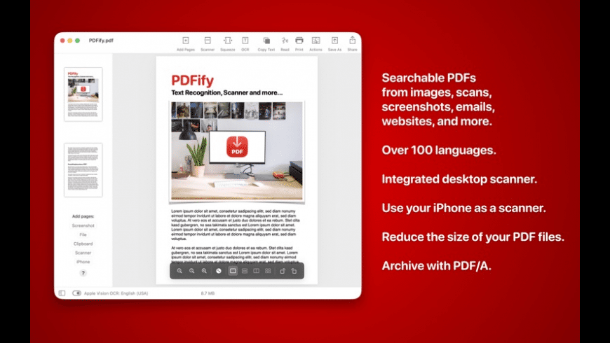 PDFify for Mac - review, screenshots