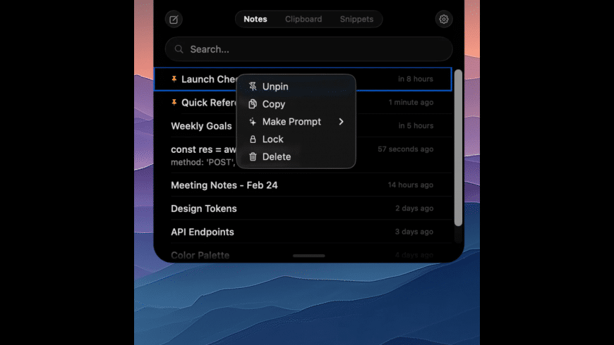 NotchPad for Mac - review, screenshots