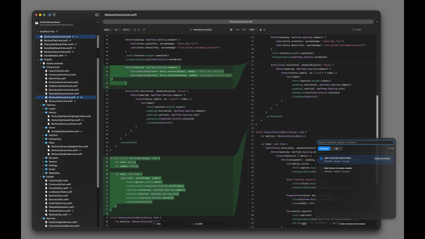 RibbonDiff for Mac - review, screenshots