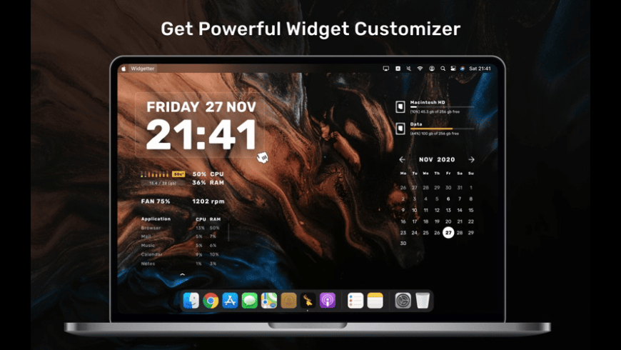 Widgetter for Mac - review, screenshots