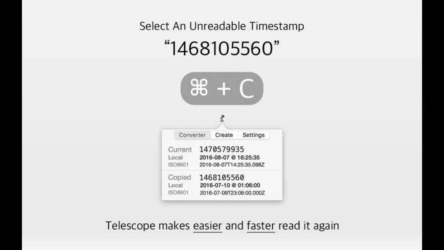 Telescope for Mac - review, screenshots