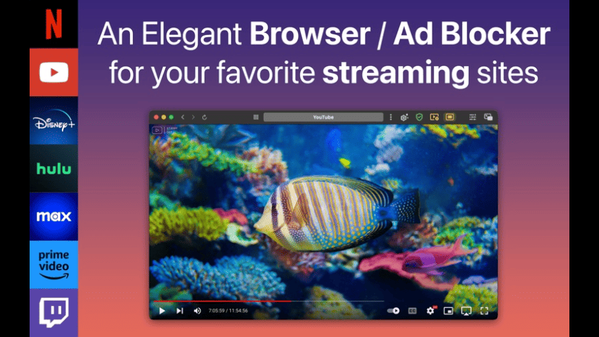 Friendly Streaming Browser for Mac - review, screenshots