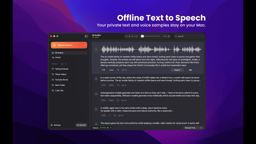 Spokio for Mac - review, screenshots