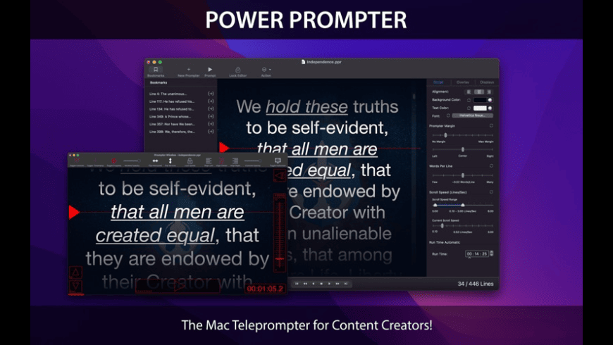 Power Prompter for Mac - review, screenshots