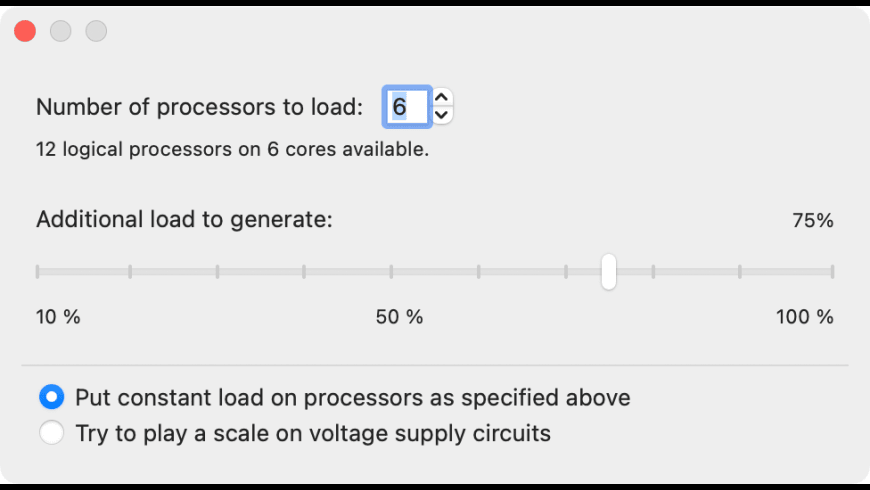 SystemLoad for Mac - review, screenshots