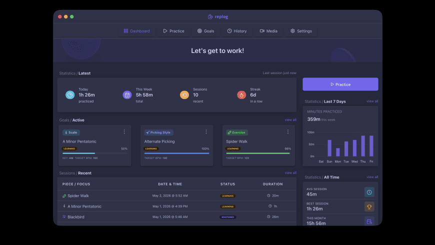RepLog for Mac - review, screenshots